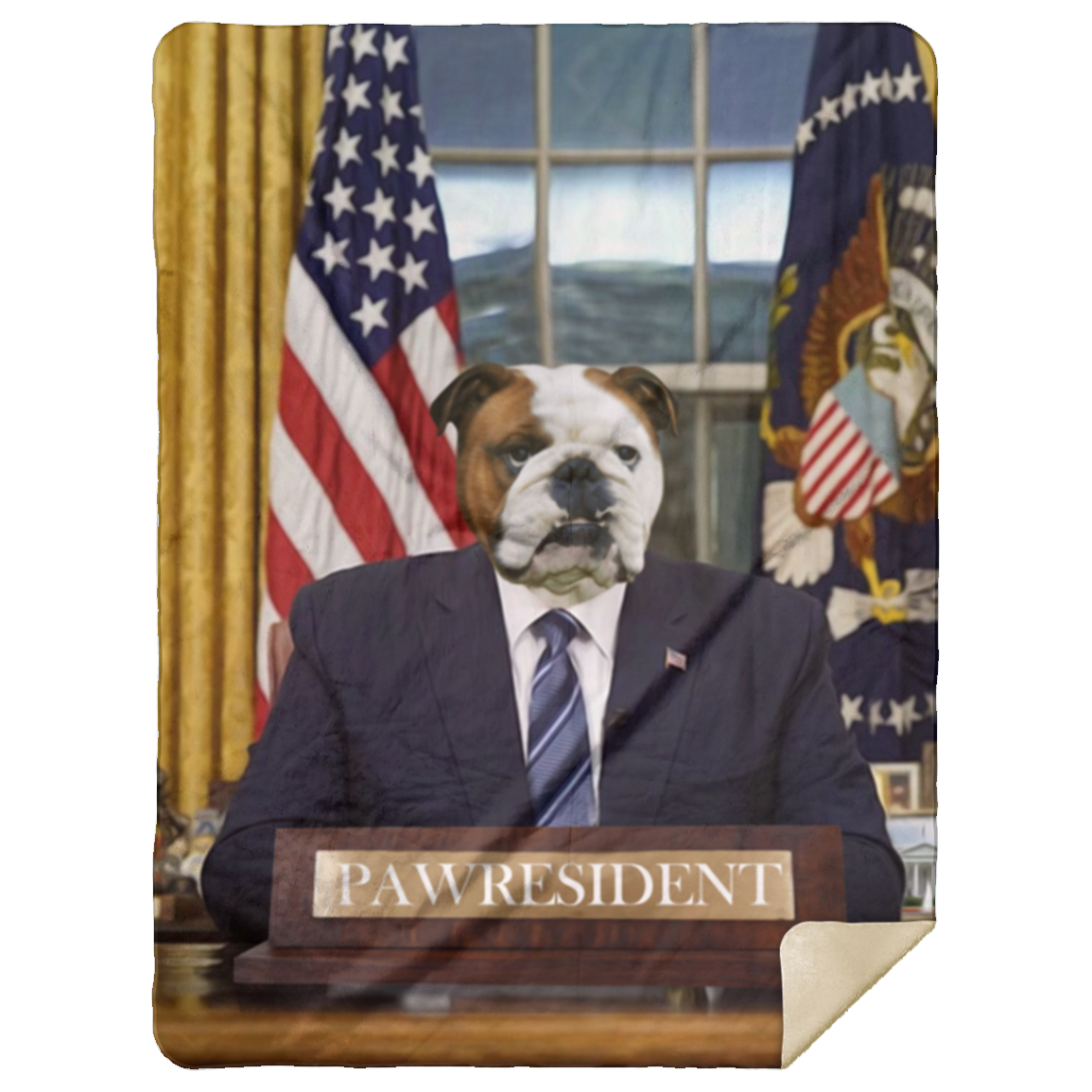 Pawresident Blanket For Dog Lovers