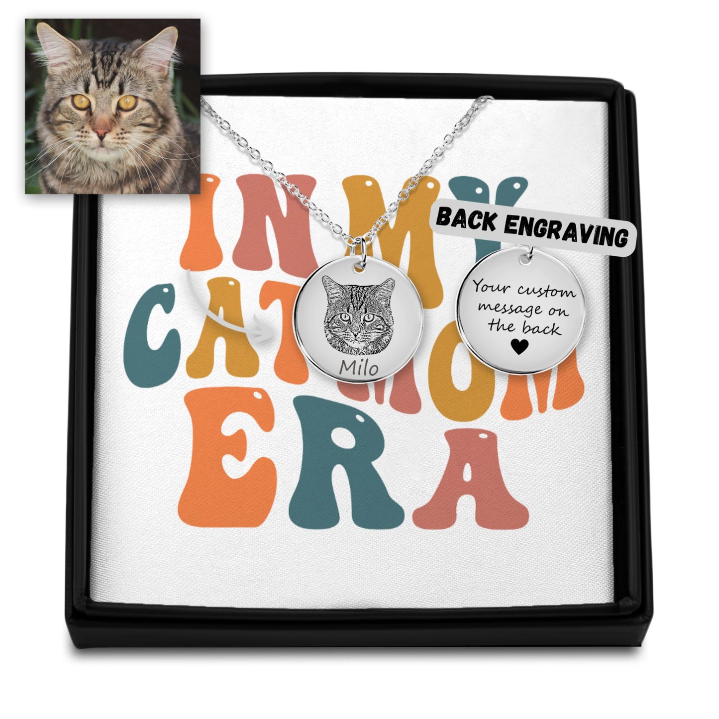 Cat Portrait Necklace