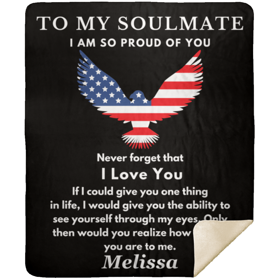 Almost Sold Out - To My Soulmate Proud Of You Blanket
