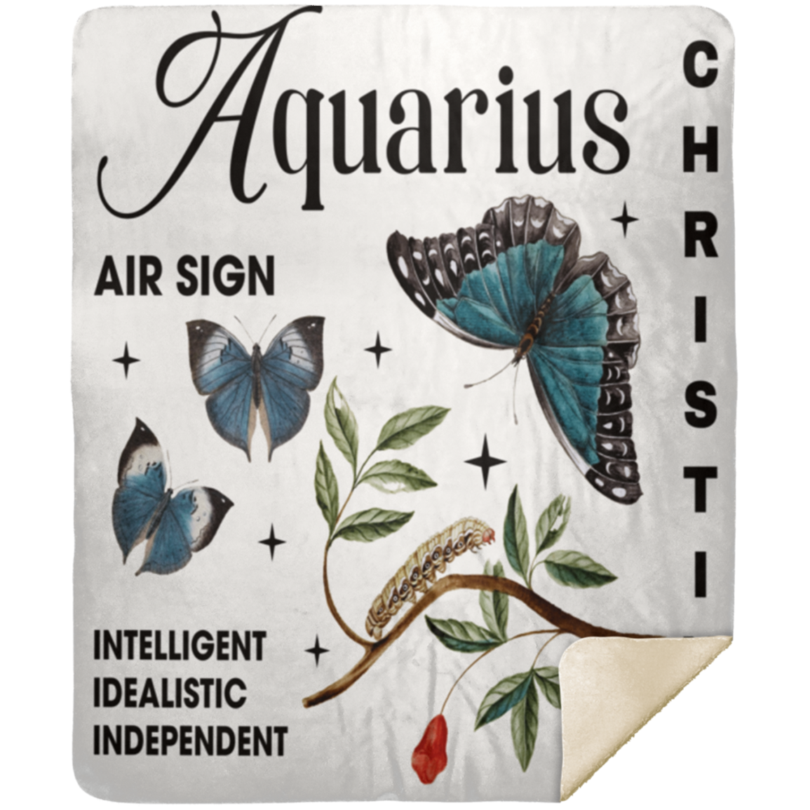 Zodiac Personalized Blanket