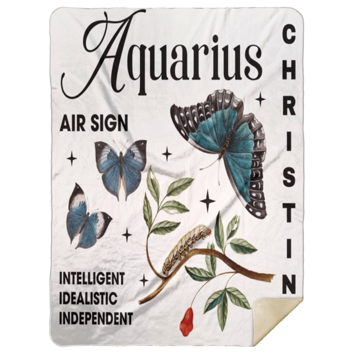 Zodiac Personalized Blanket