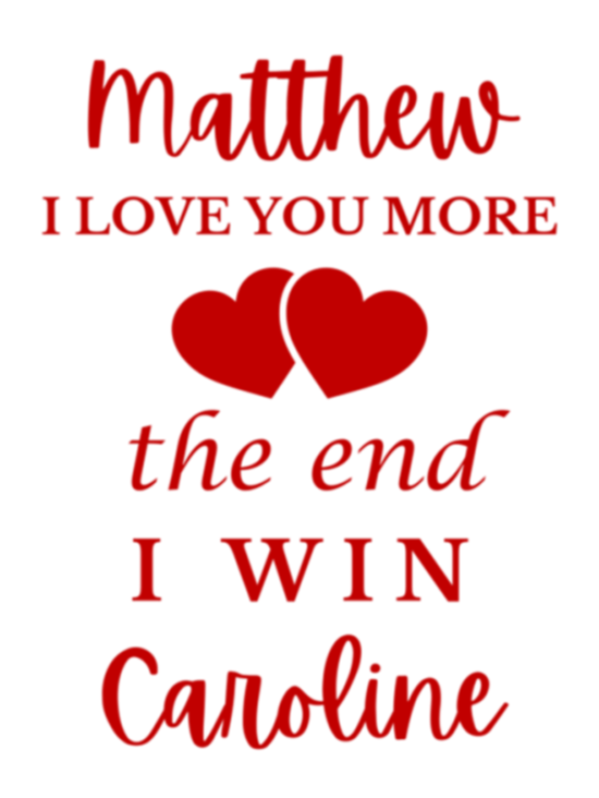 50% OFF SALE - MATTHEW I LOVE YOU MORE - COZY FLEECE/PREMIUM SHERPA BLANKET