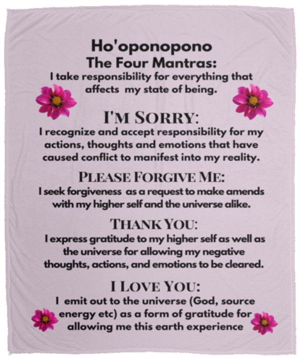 Ho'oponopono Prayer Blanket