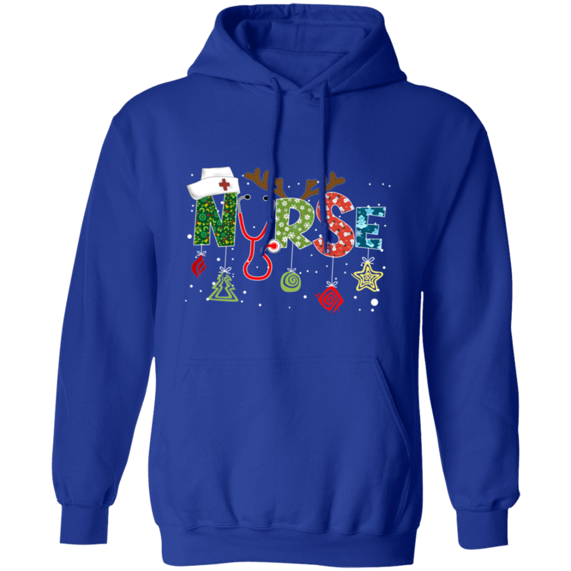 Nurse Christmas Pullover Hoodie