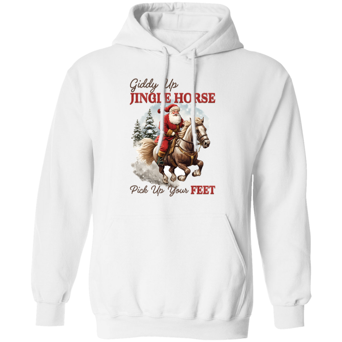 Jingle Horse Pullover Hoodie