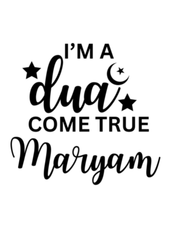 I'M A DUA COME TRUE - VPS Cozy Plush Fleece Blanket - 30x40 - WHITE