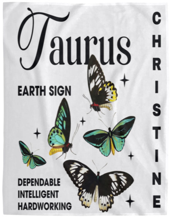 Zodiac Personalized Blanket