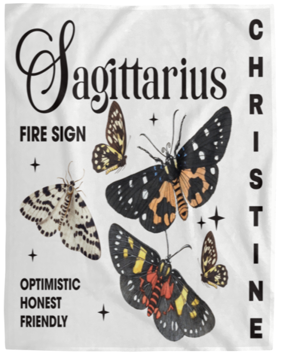 Zodiac Personalized Blanket