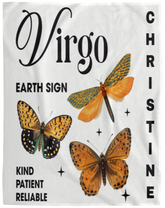 Zodiac Personalized Blanket