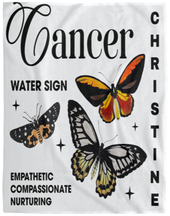 Zodiac Personalized Blanket