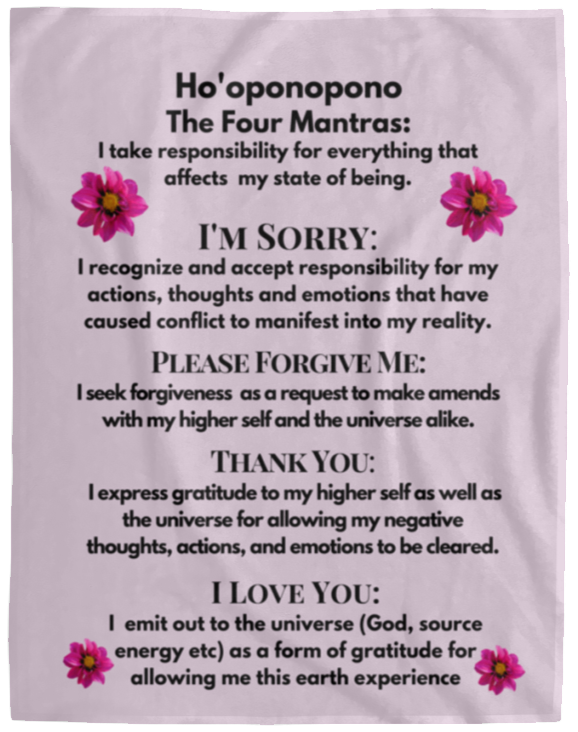 Ho'oponopono Prayer Blanket