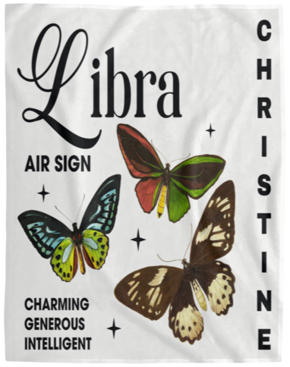 Zodiac Personalized Blanket