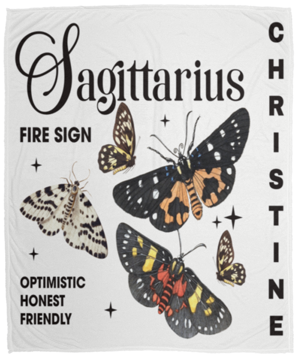 Zodiac Personalized Blanket