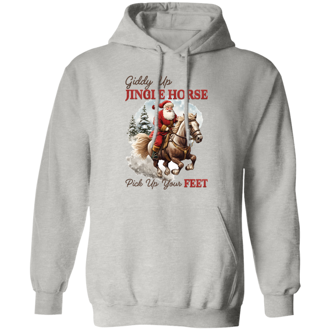 Jingle Horse Pullover Hoodie