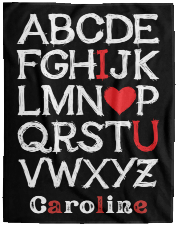 Almost Sold Out I Love You Alphabet