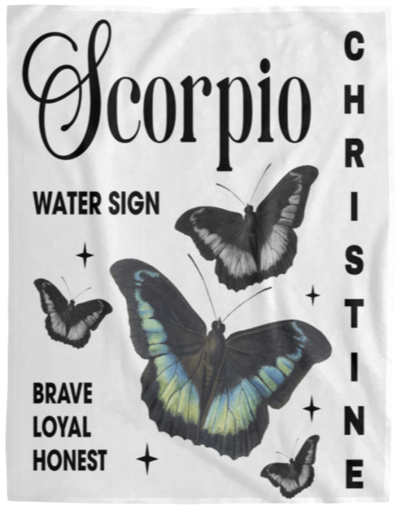 Zodiac Personalized Blanket