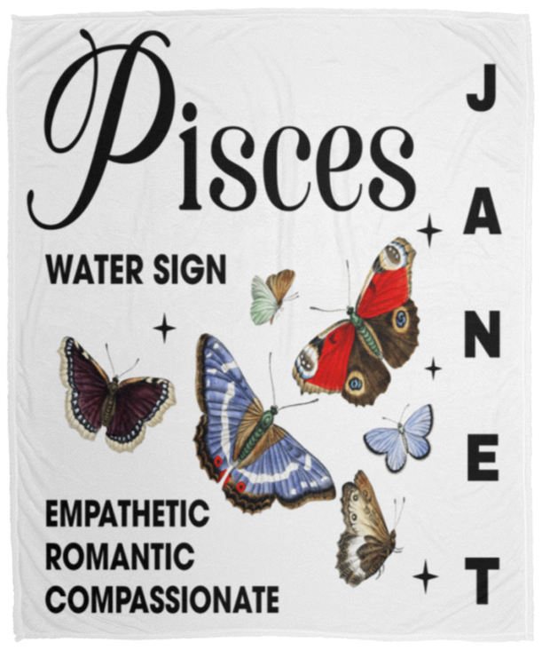 Zodiac Personalized Blanket