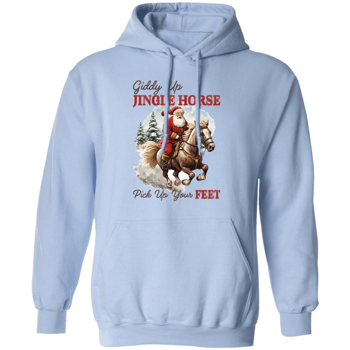 Jingle Horse Pullover Hoodie