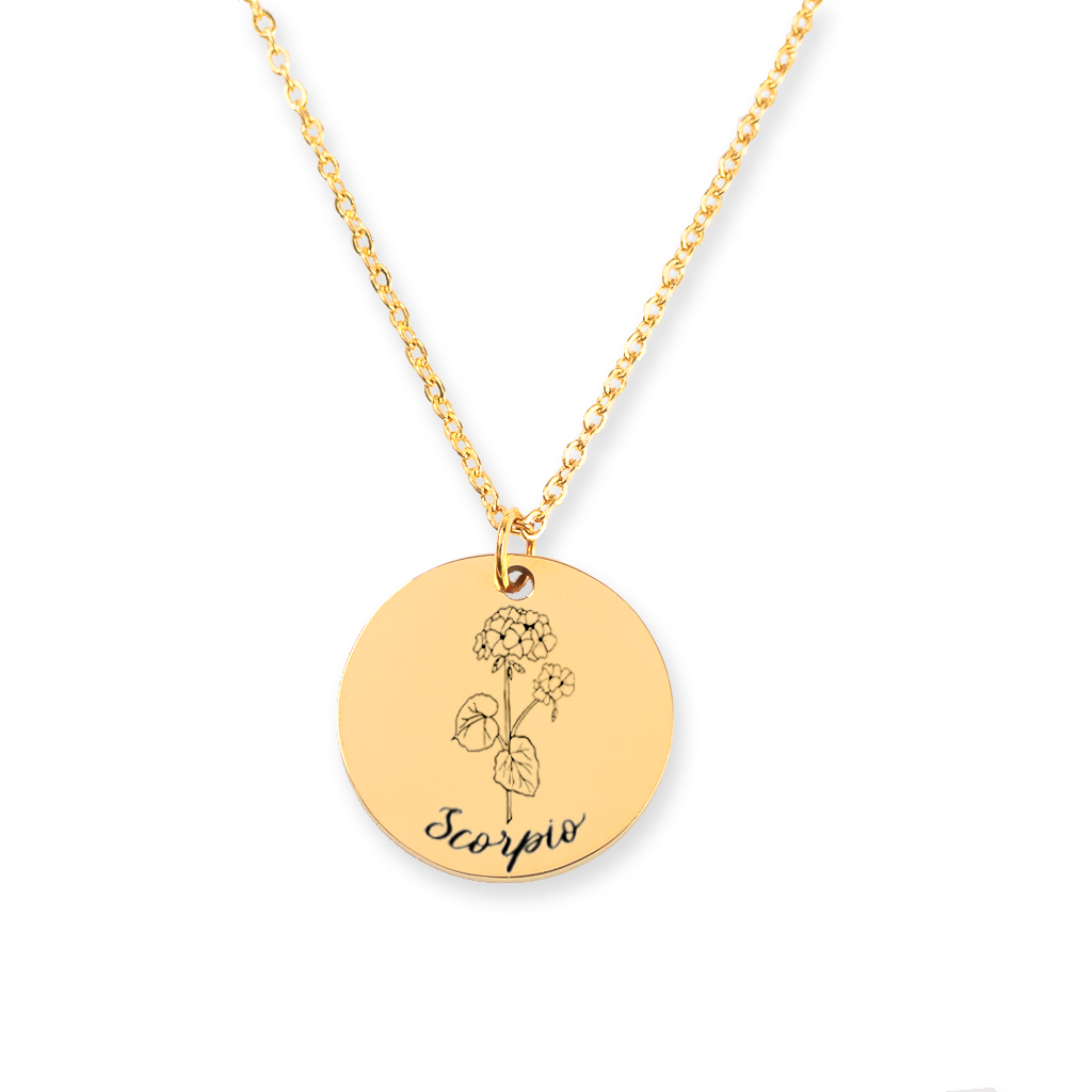 Almost Sold Out - Zodiac Flower Necklace