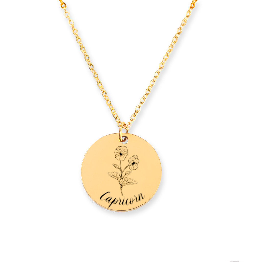 Almost Sold Out - Zodiac Flower Necklace