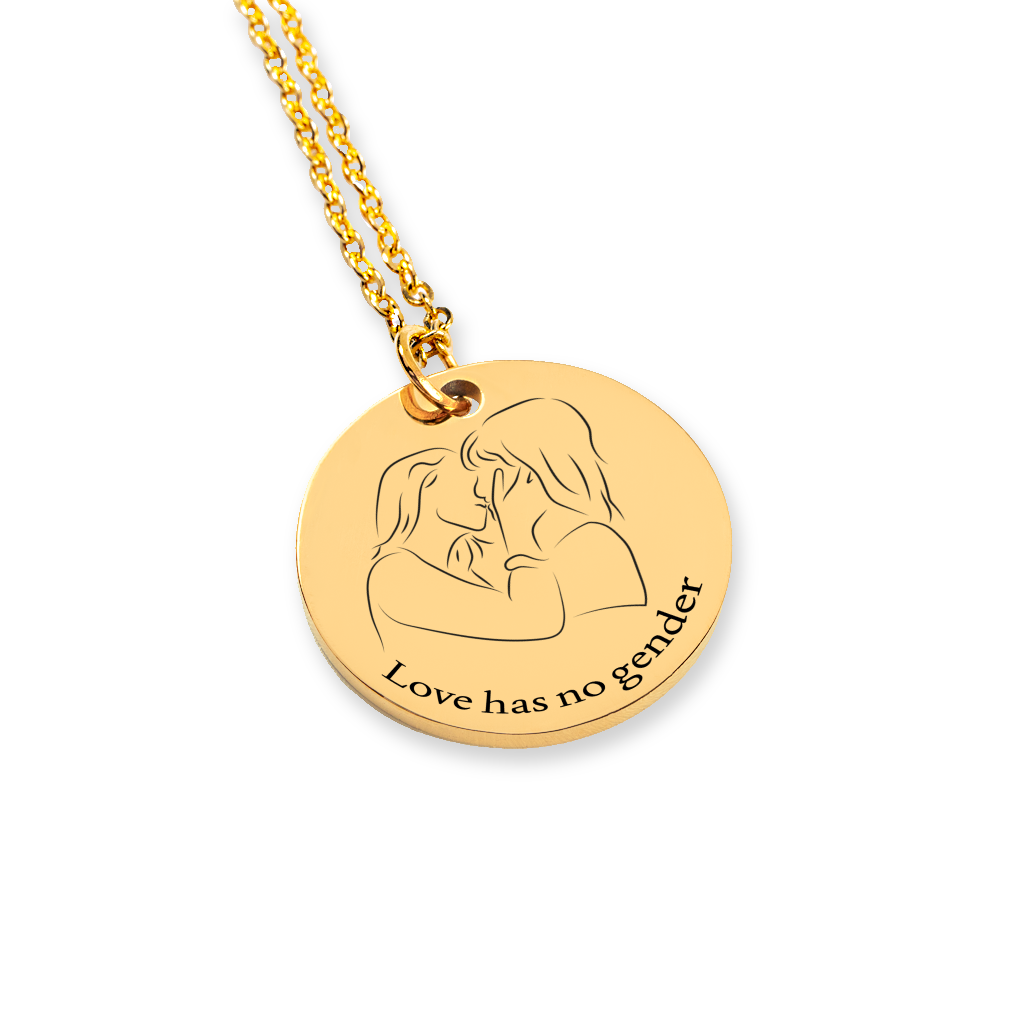 Almost Sold Out - Lesbian With Message Necklace