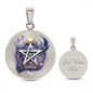 Almost Sold Out - Pentagram Necklace - Circle Luxury Necklace