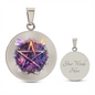 Almost Sold Out - Pentagram Necklace - Circle Luxury Necklace