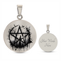 Almost Sold Out - Pentagram Necklace - Circle Luxury Necklace