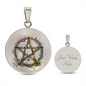 Almost Sold Out - Pentagram Necklace - Circle Luxury Necklace