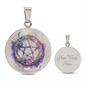 Almost Sold Out - Pentagram Necklace - Circle Luxury Necklace