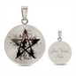 Almost Sold Out - Pentagram Necklace - Circle Luxury Necklace
