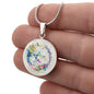 Almost Sold Out - Pentagram Necklace - Circle Luxury Necklace