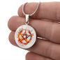 Almost Sold Out - Pentagram Necklace - Circle Luxury Necklace