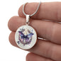 Almost Sold Out - Pentagram Necklace - Circle Luxury Necklace