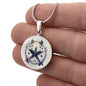 Almost Sold Out - Pentagram Necklace - Circle Luxury Necklace
