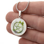 Almost Sold Out - Pentagram Necklace - Circle Luxury Necklace