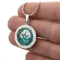 Almost Sold Out - Pentagram Necklace - Circle Luxury Necklace