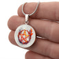 Almost Sold Out - Pentagram Necklace - Circle Luxury Necklace