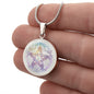 Almost Sold Out - Pentagram Necklace - Circle Luxury Necklace