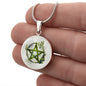 Almost Sold Out - Pentagram Necklace - Circle Luxury Necklace