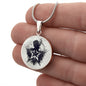 Almost Sold Out - Pentagram Necklace - Circle Luxury Necklace