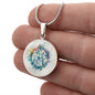 Almost Sold Out - Pentagram Necklace - Circle Luxury Necklace
