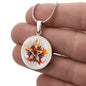Almost Sold Out - Pentagram Necklace - Circle Luxury Necklace