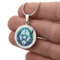 Almost Sold Out - Pentagram Necklace - Circle Luxury Necklace