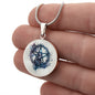 Almost Sold Out - Pentagram Necklace - Circle Luxury Necklace