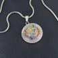 Almost Sold Out - Pentagram Necklace - Circle Luxury Necklace