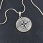 Almost Sold Out - Compass Necklace - Engraving Optional