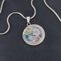 Almost Sold Out - Pentagram Necklace - Circle Luxury Necklace
