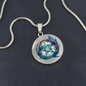 Almost Sold Out - Pentagram Necklace - Circle Luxury Necklace
