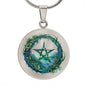 Almost Sold Out - Pentagram Necklace - Circle Luxury Necklace